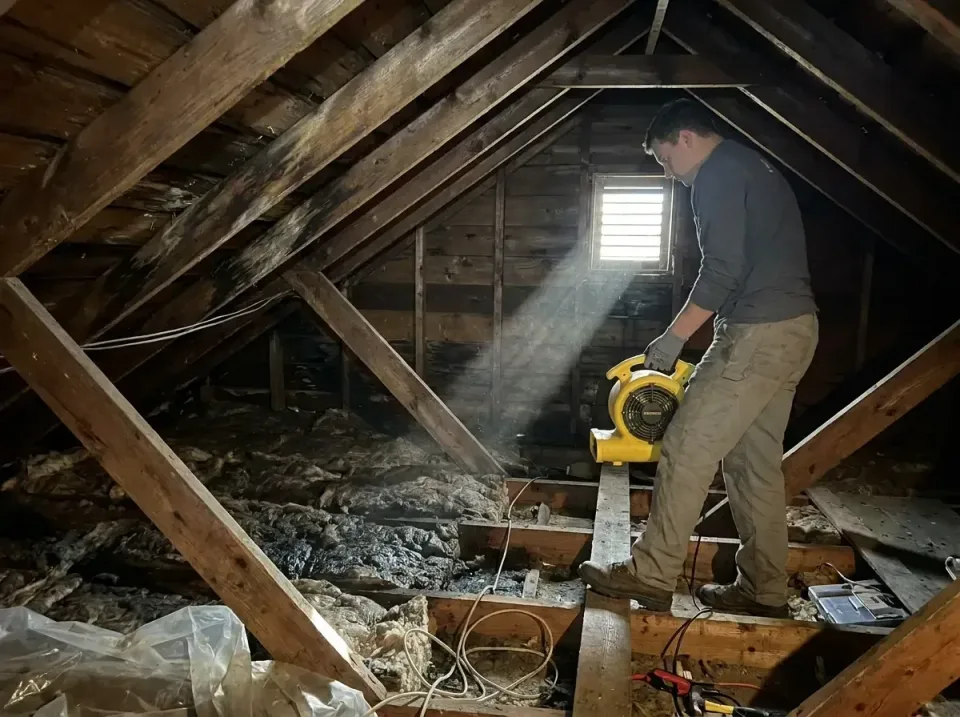 attic-water-damage-drying-proc-007 — frequently asked questions, Emergency Water Extraction & 24/7 Flood Response in Greenla…